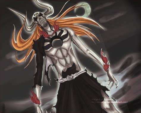 bleach ichigo hollow form|ichigo full hollow form.